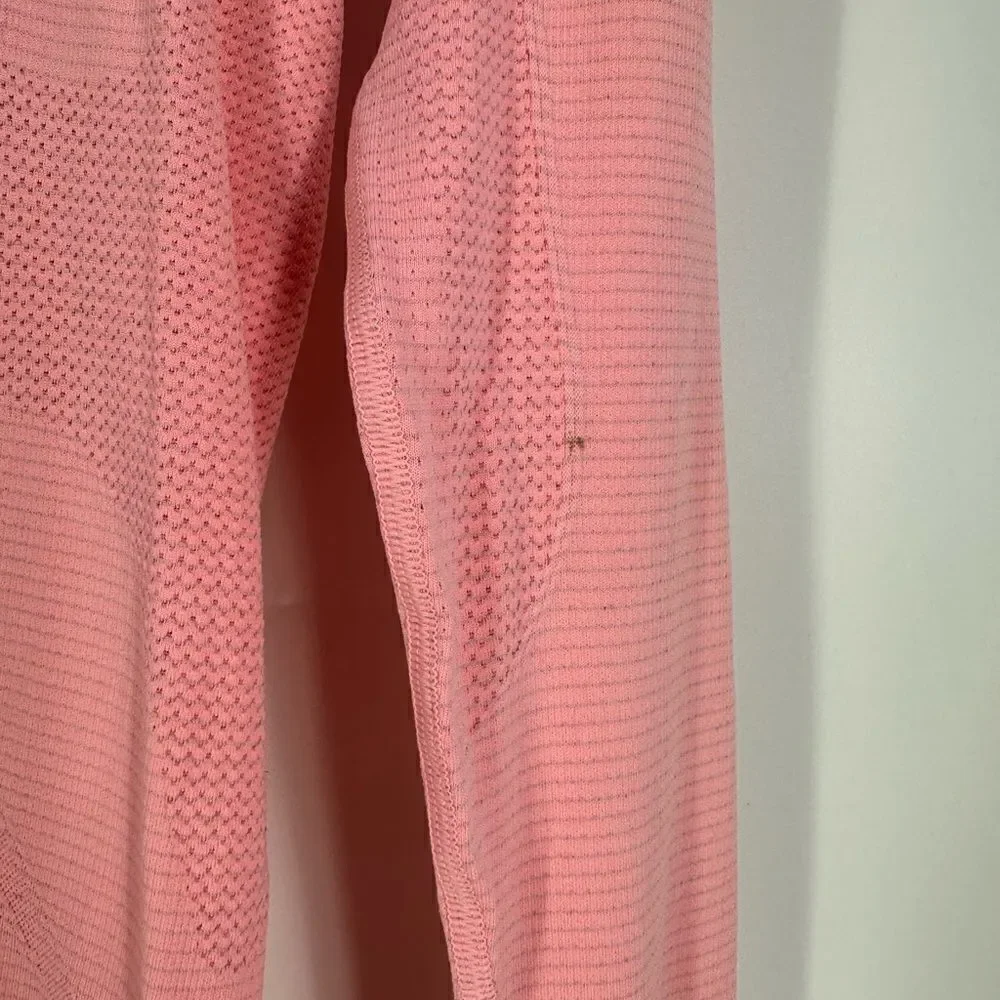 LULULEMON Swiftly Tech Neon Coral Longsleeve sz 6